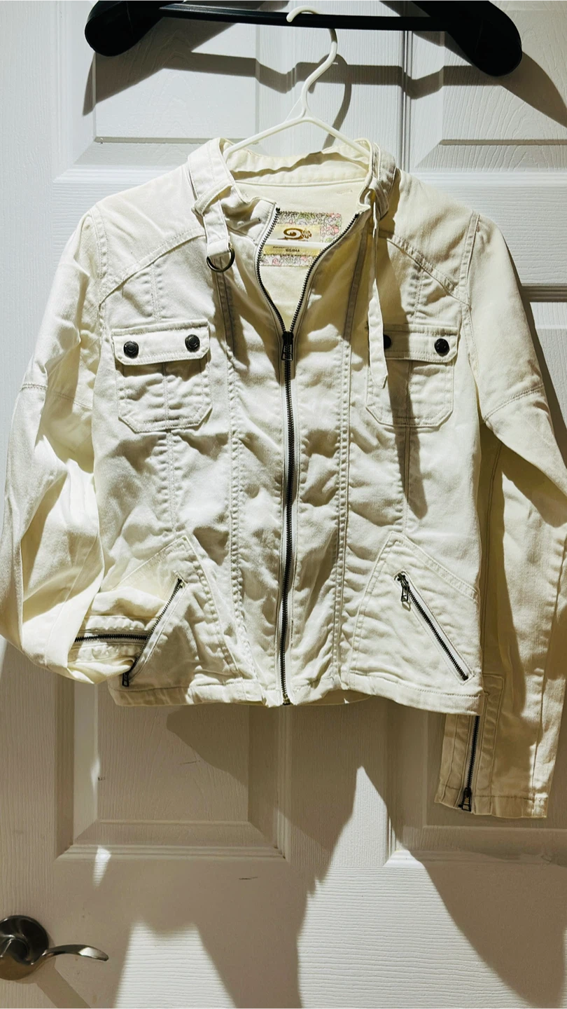 White Denim Jacket