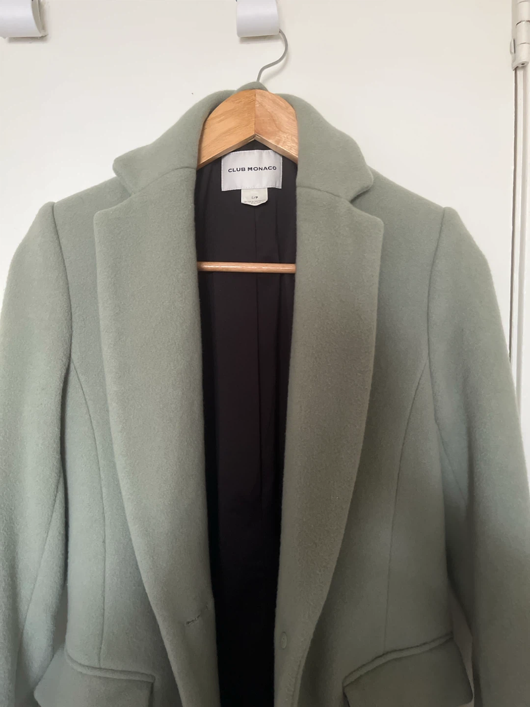 Club Monaco Light Green Coat - Size S/P - photo 3