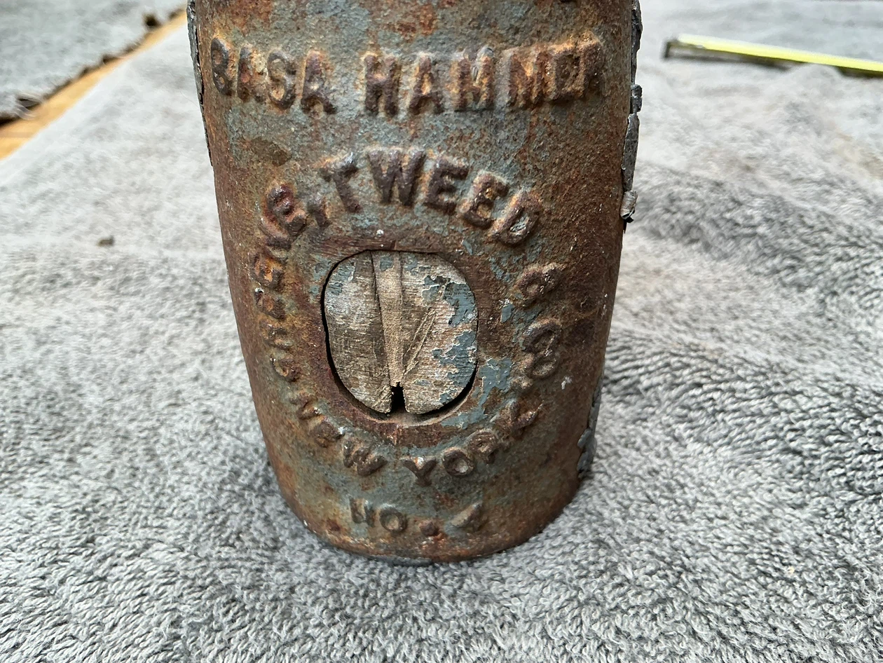 Vintage BASA Steel Head Hammer No 4 !