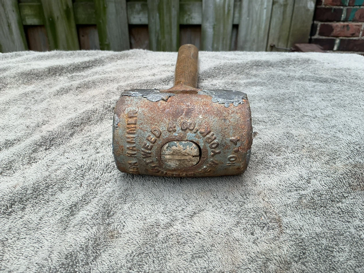 Vintage BASA Steel Head Hammer No 4 ! - photo 2