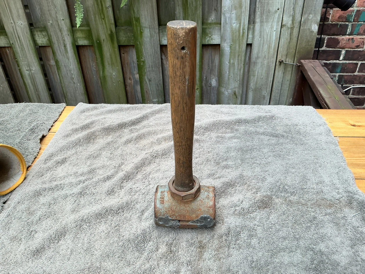 Vintage BASA Steel Head Hammer No 4 ! - photo 3