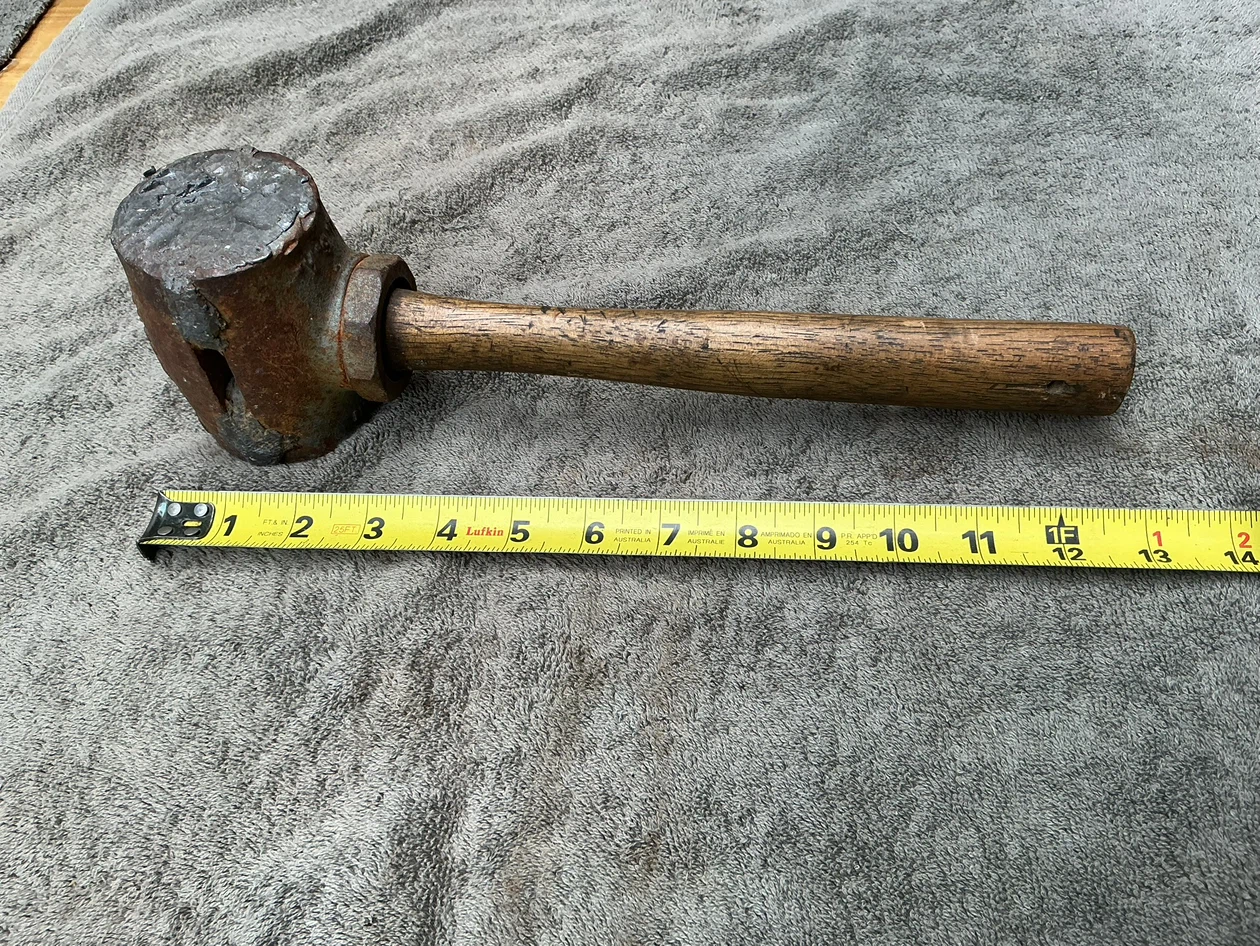 Vintage BASA Steel Head Hammer No 4 ! - photo 4