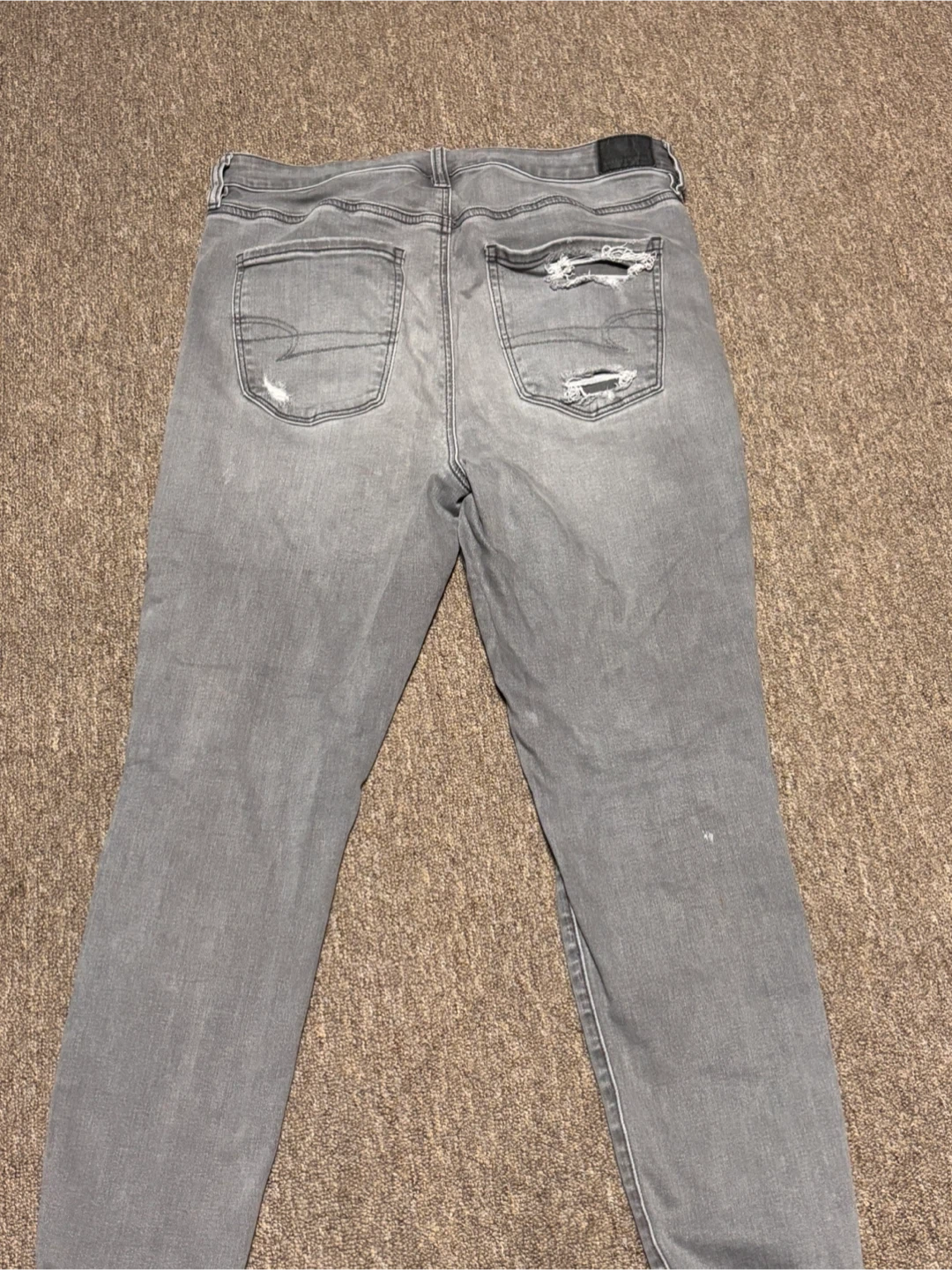 American Eagle Grey Ripped Jeans - photo 2