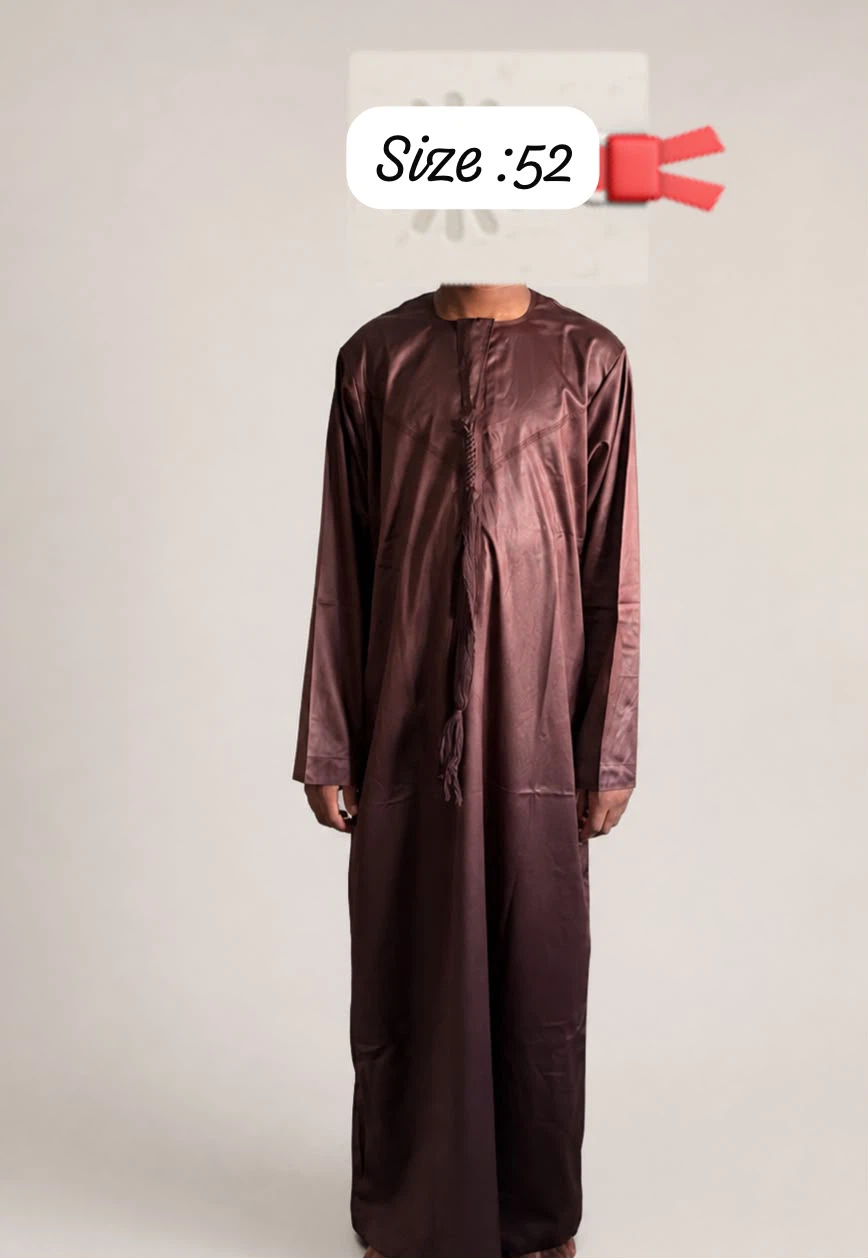 New Mens / Boys Emirati kandora Thobe Size : 52 - photo 4