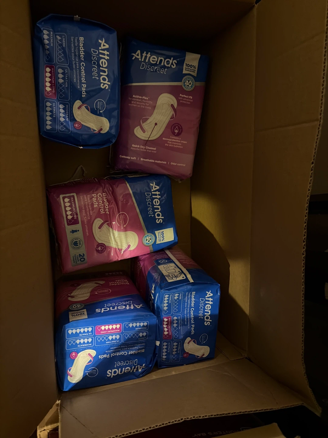 Attends Discreet Bladder Control Pads - Maximum Long - photo 5