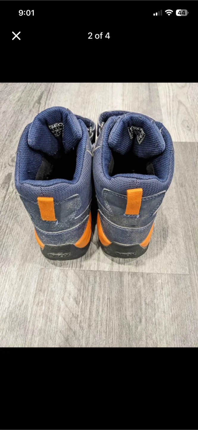 Geox Kids Navy Orange Boots - photo 2