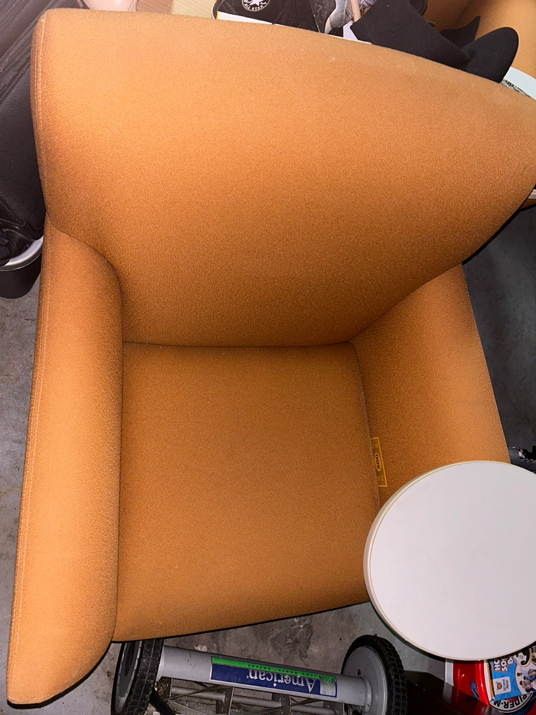 Brown Upholstered Armchair - photo 2