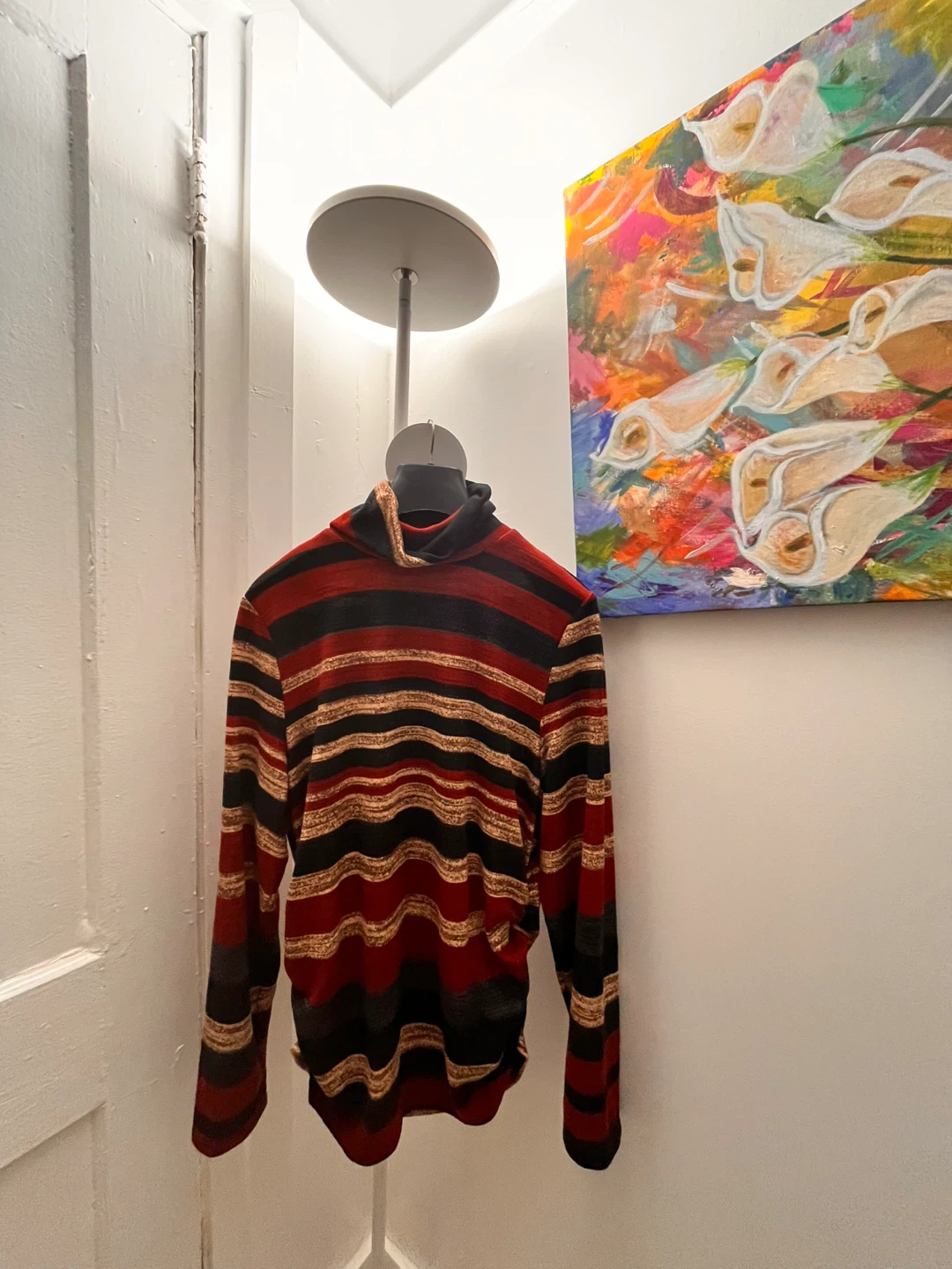 Striped Turtleneck Sweater - photo 2