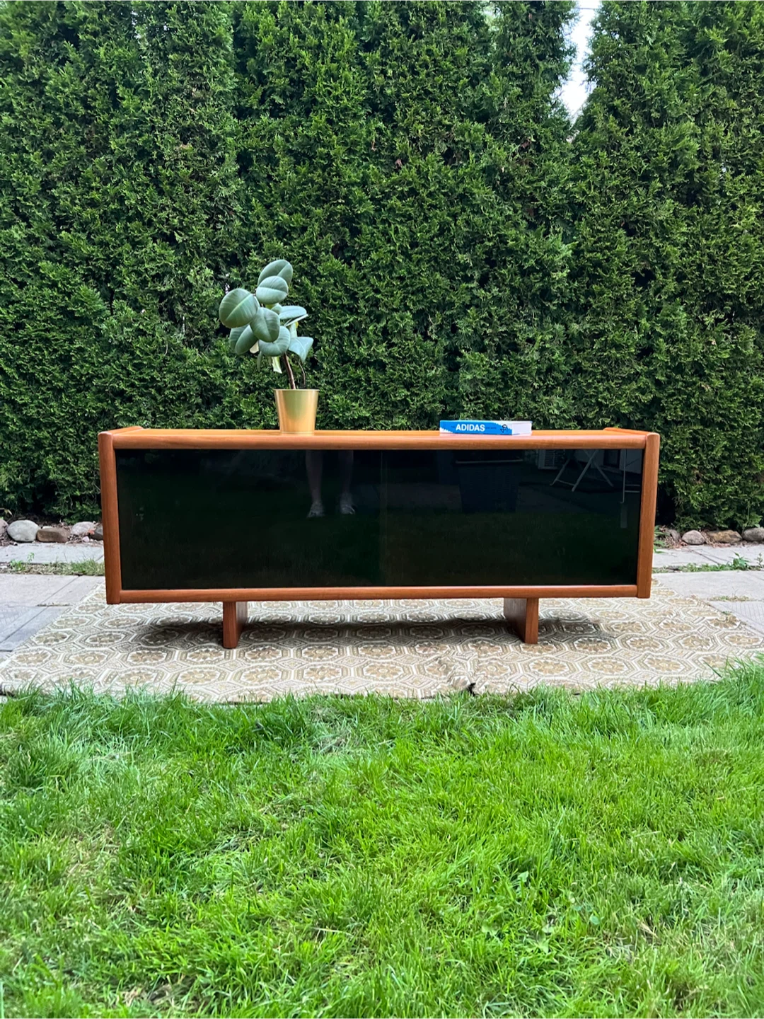 MCM Teak Display Cabinet