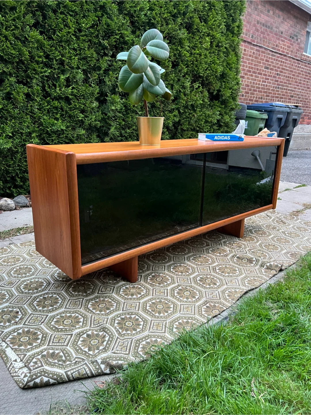 MCM Teak Display Cabinet - photo 3