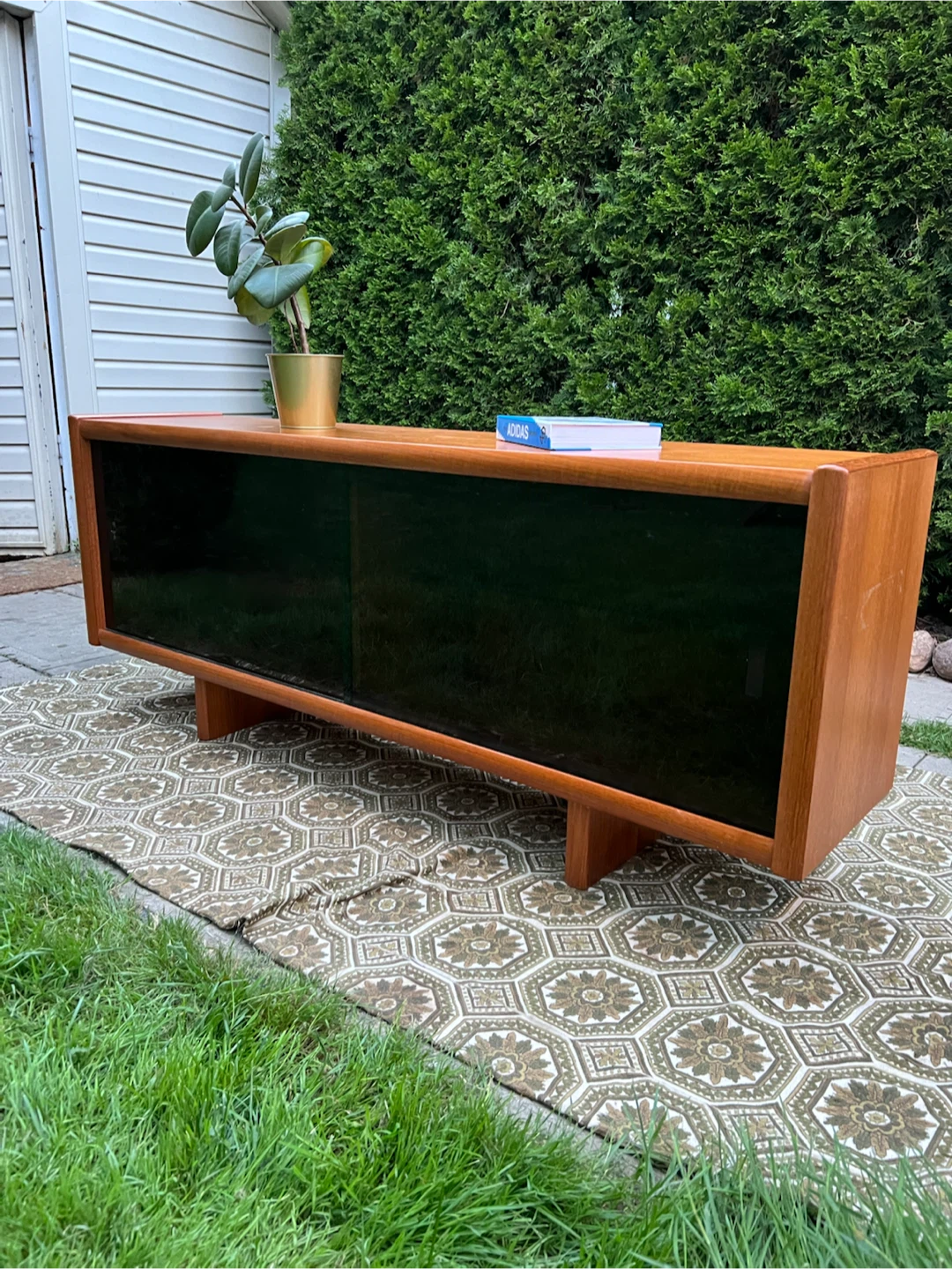 MCM Teak Display Cabinet - photo 4