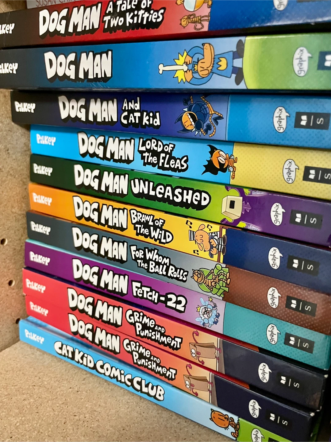 Dog Man & Cat Kid Books