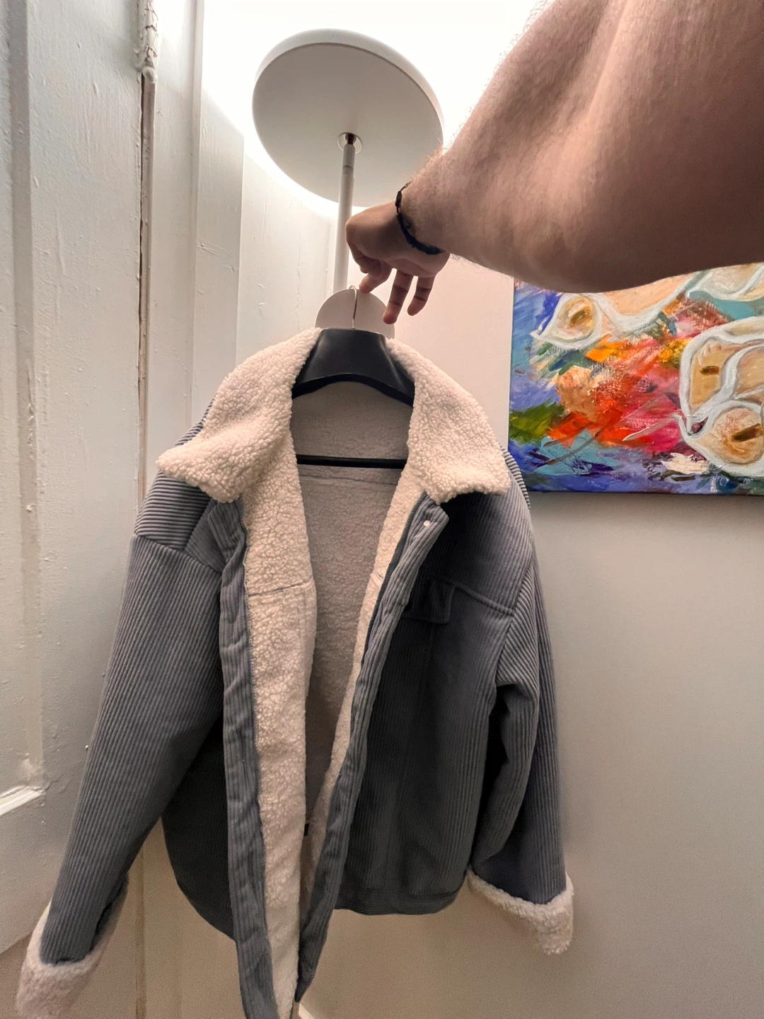 Corduroy Sherpa Lined Jacket