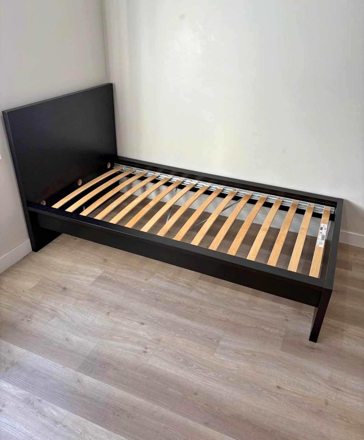 IKEA MALM Twin bed frame in black brown