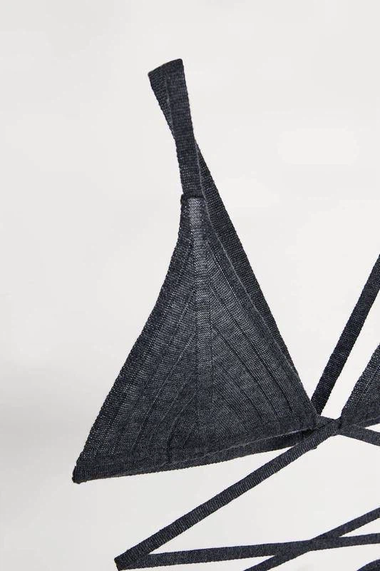 ZARA Knitted Strappy Bralette – Size S - photo 4