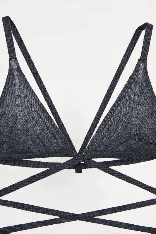 ZARA Knitted Strappy Bralette – Size S - photo 5