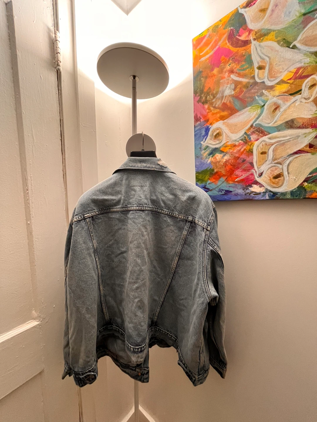 Old Navy Distressed Denim Jacket - photo 2