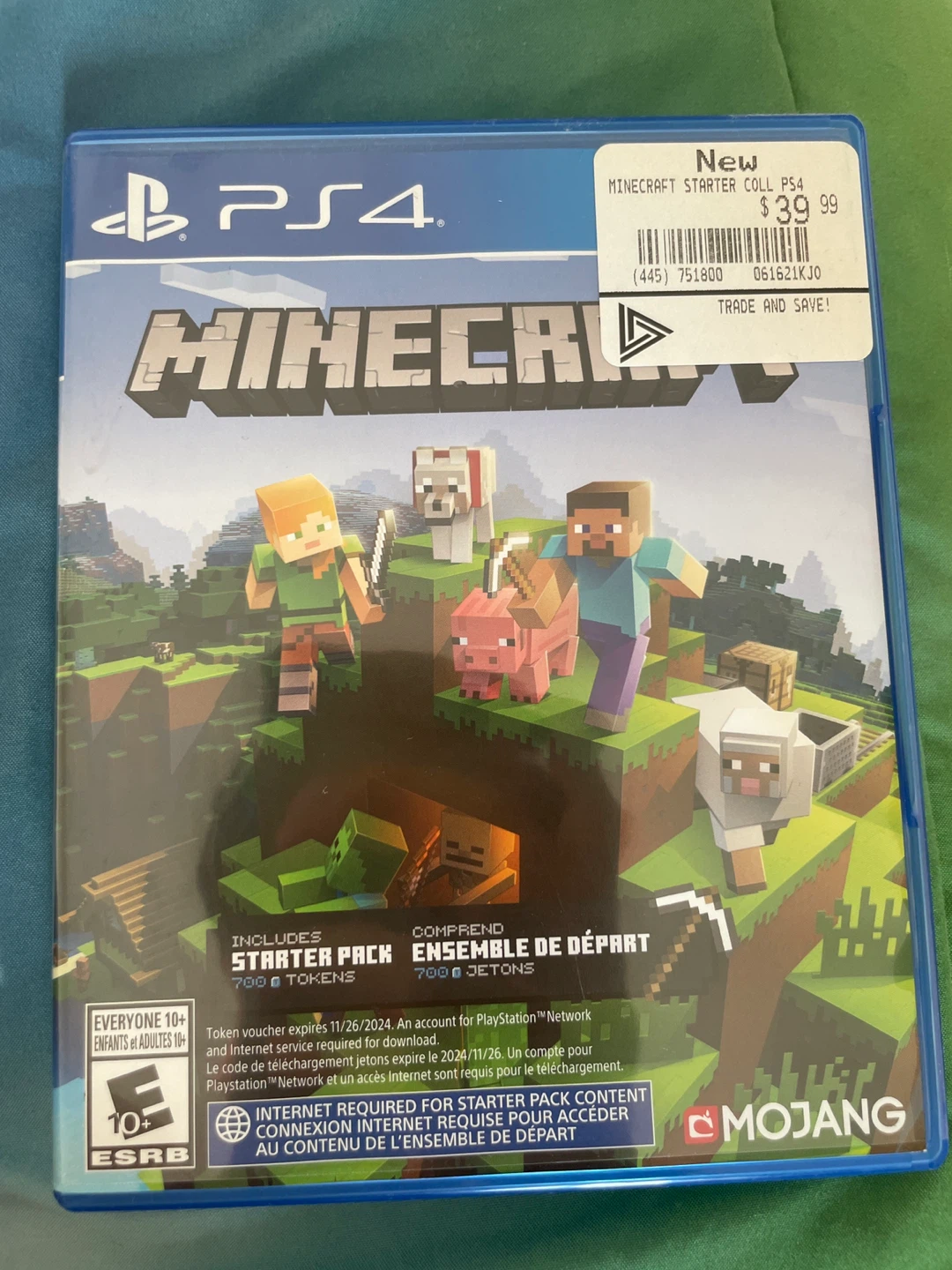 Minecraft Starter Pack PlayStation 4 Game