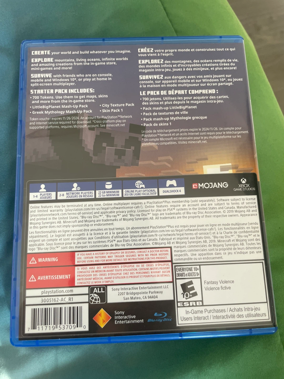 Minecraft Starter Pack PlayStation 4 Game - photo 2