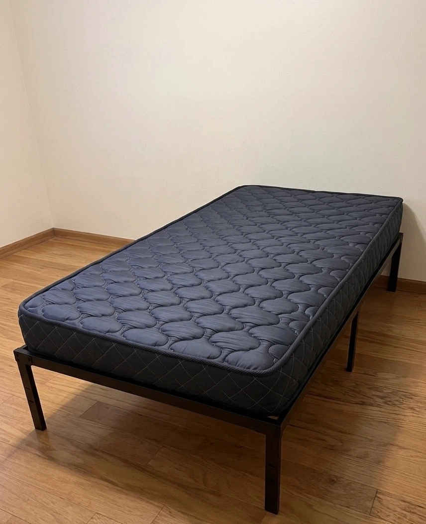 Dark Gray Quilted Mattress (Mattress Only)