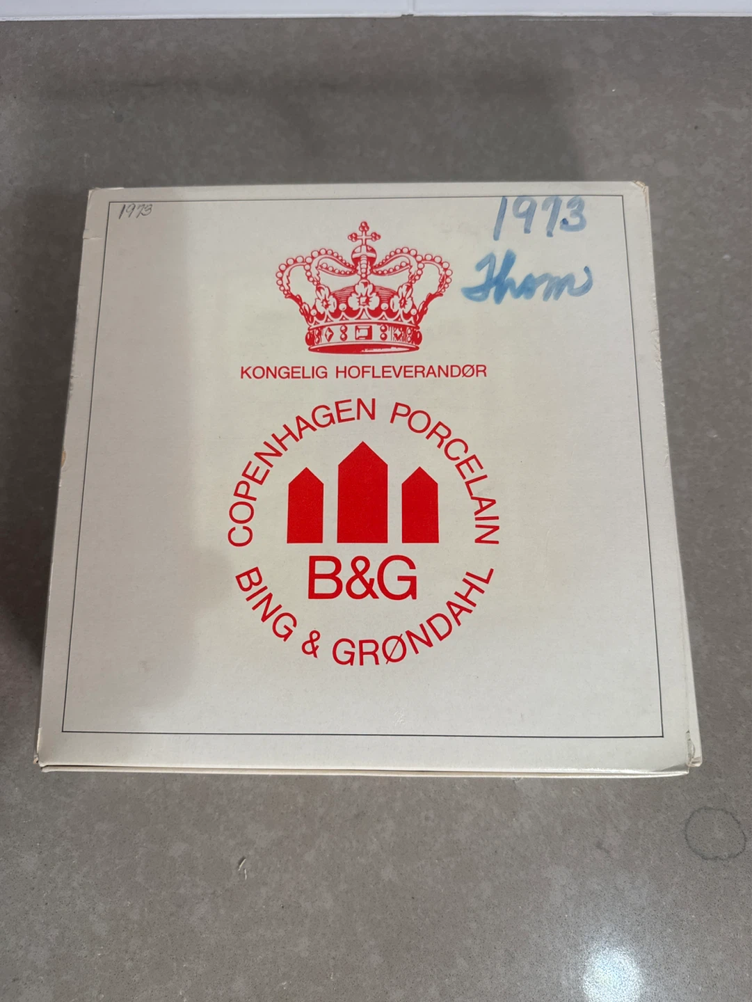 The price is per item. Bing & Grondahl Christmas Plate 1973