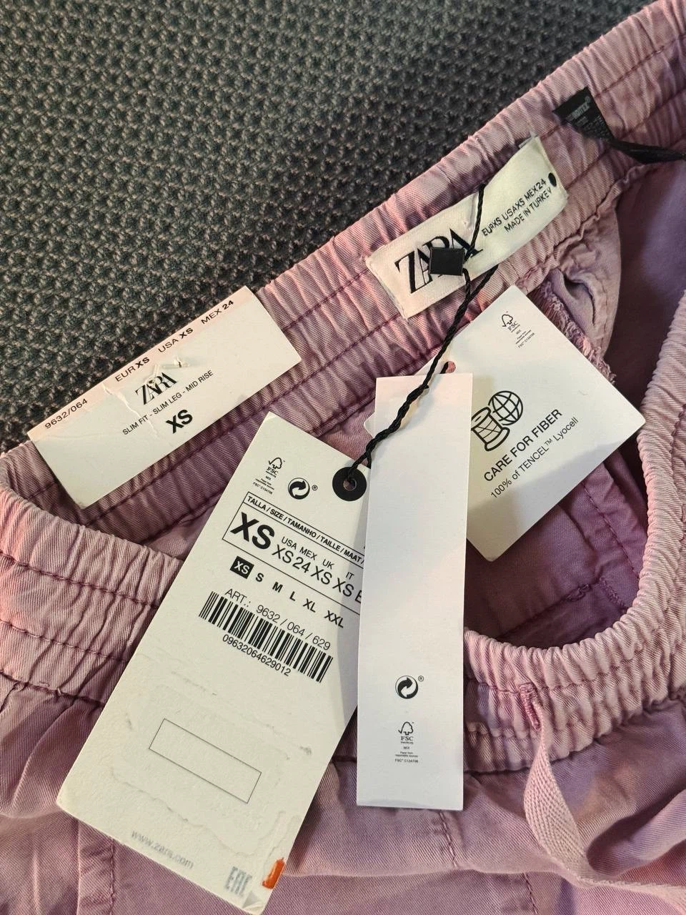 ZARA Pink Jogger Pants – Size XS - photo 4