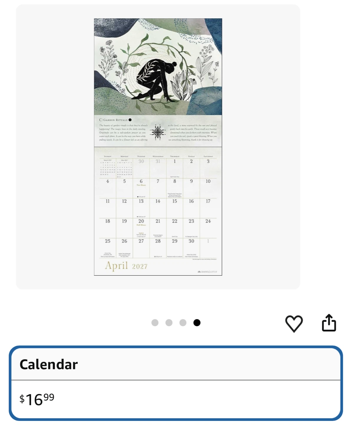 NEW✨ 2027 Wall Calendar - photo 4