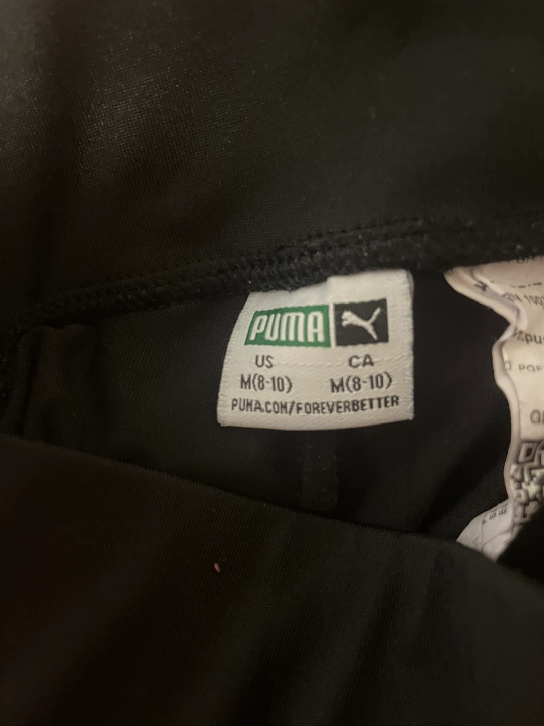 Puma Black Leggings Size M (8-10) - photo 2