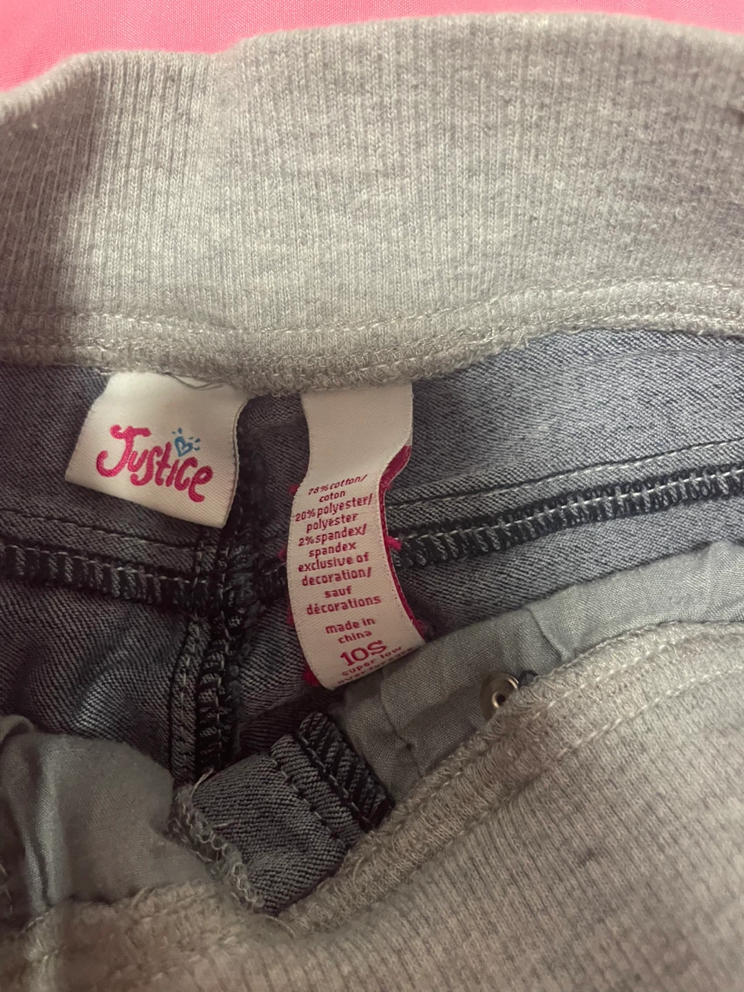 Justice Girls Jeans Size 10S - photo 3