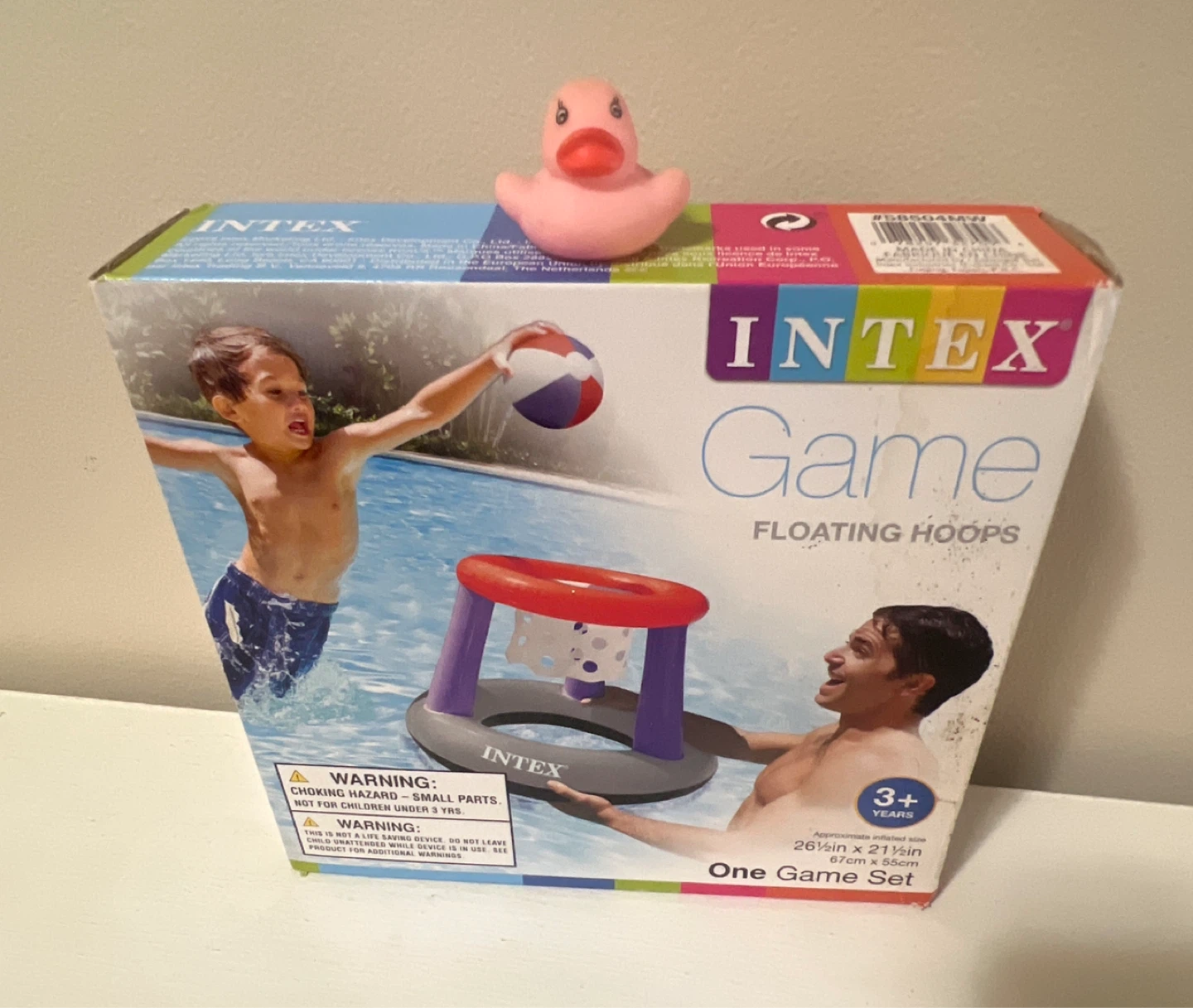 Intex Inflatable Floating Hoops Pool Game (New In Box)