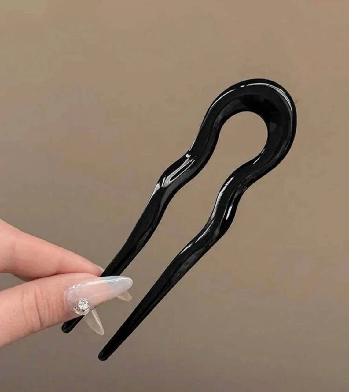 U-shaped hair stick bun pin — set of 4 - photo 5