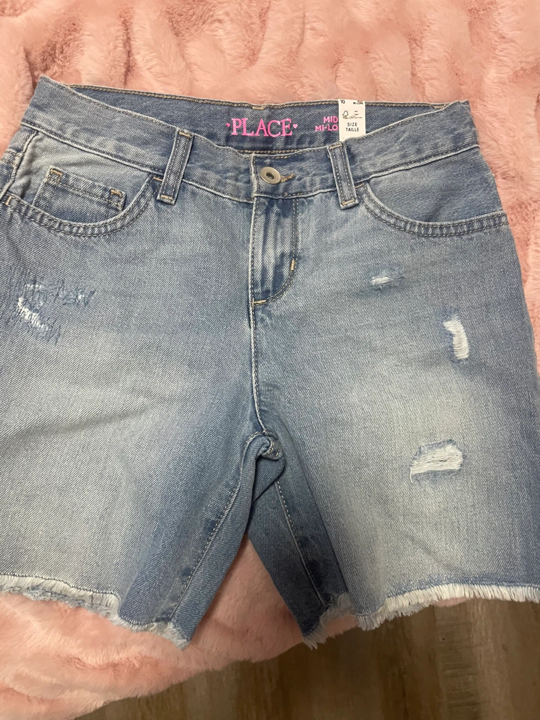 The Children's Place Girls Denim Shorts Size 10