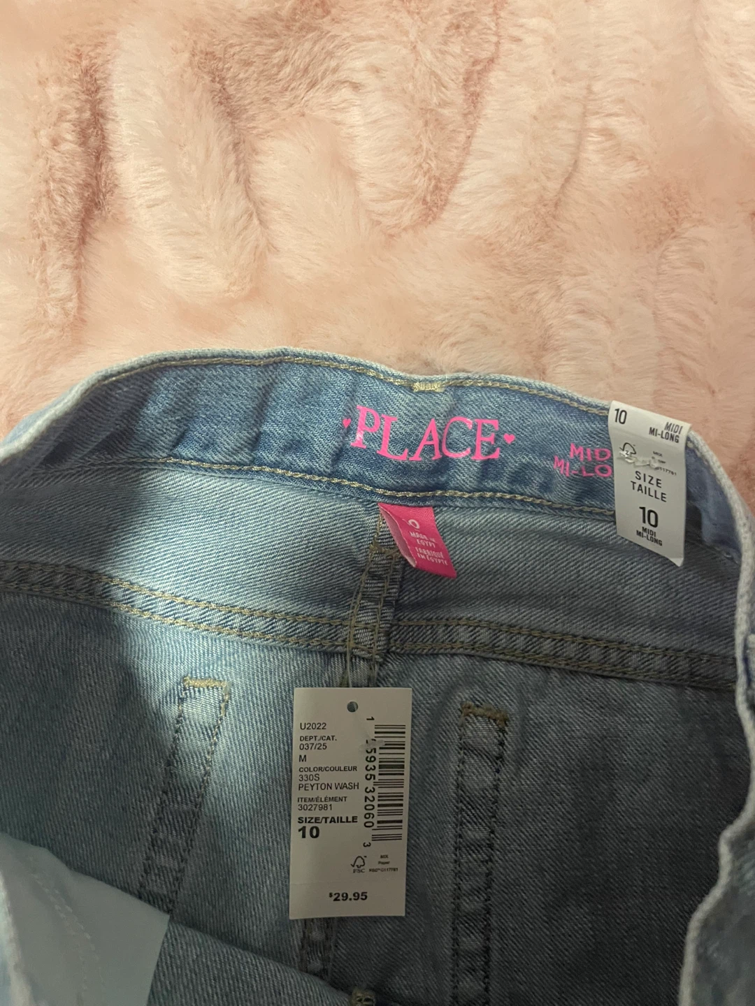 The Children's Place Girls Denim Shorts Size 10 - photo 2