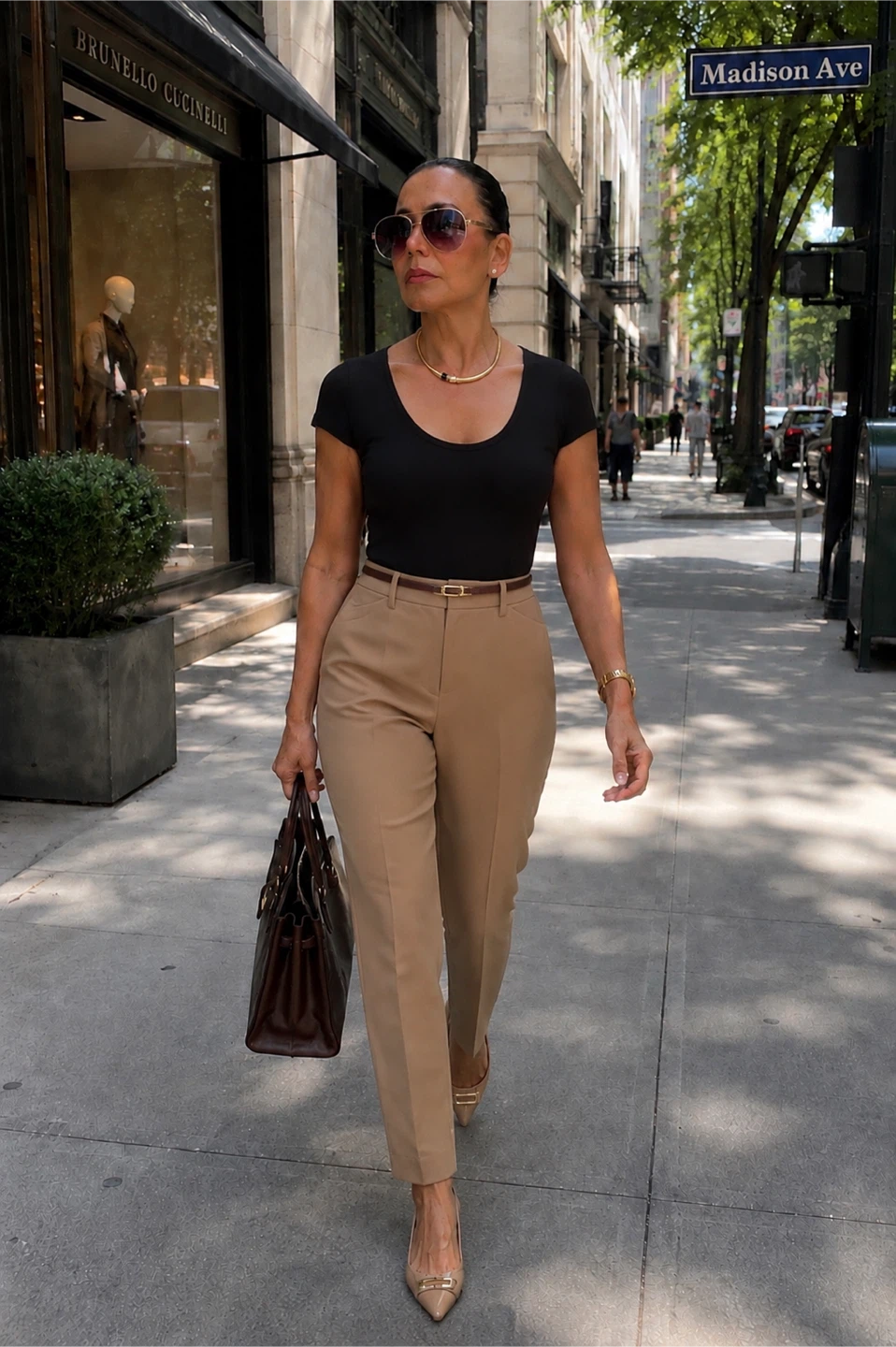 Women's Tan Dress Pants