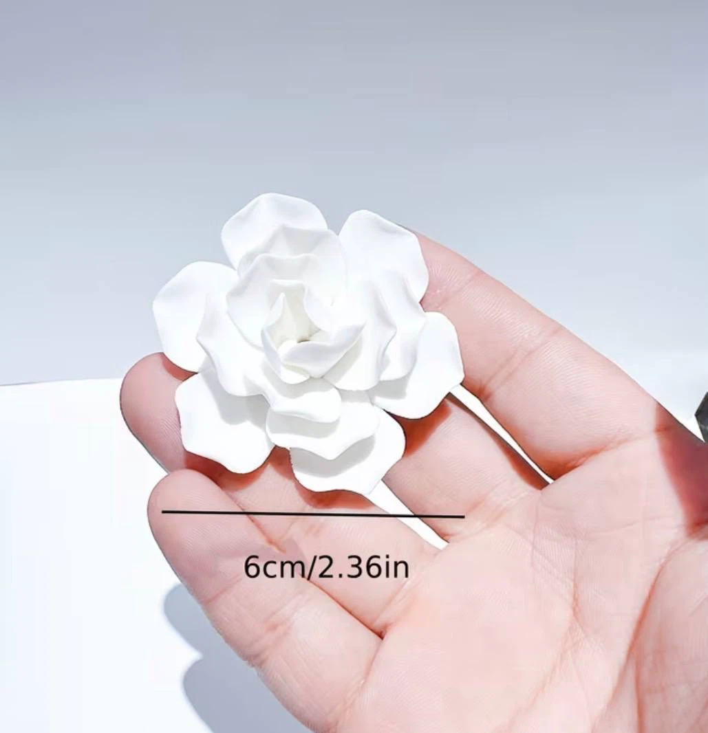 Mini white lotus incense holder - photo 4