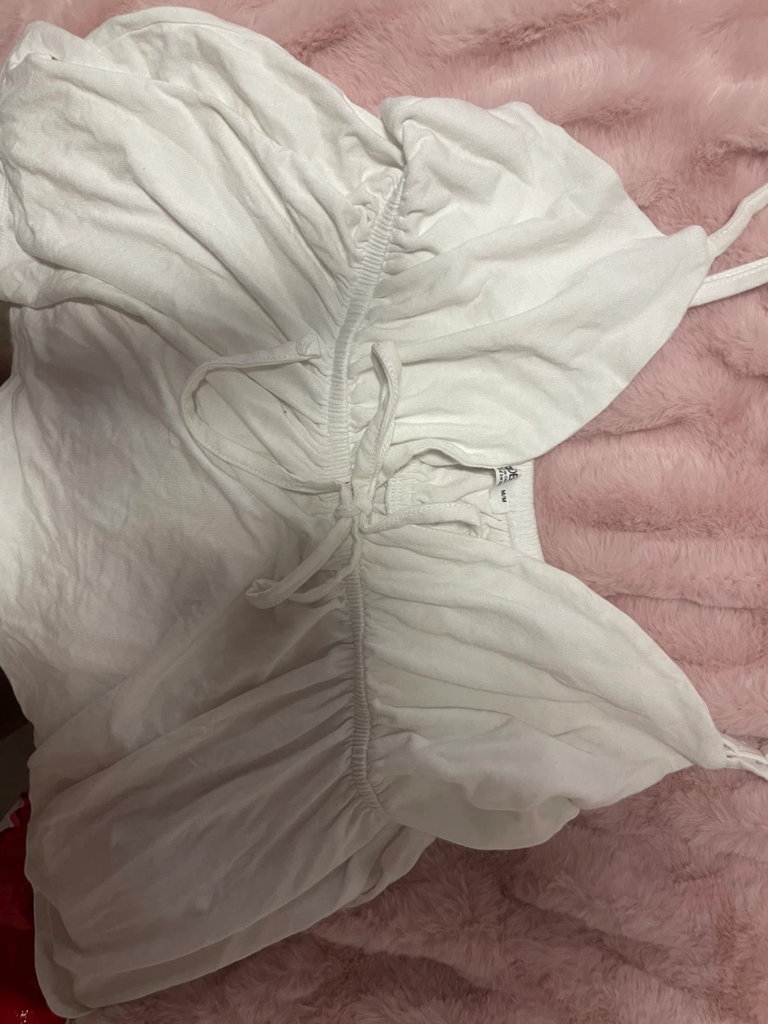 White baby doll top Ardene