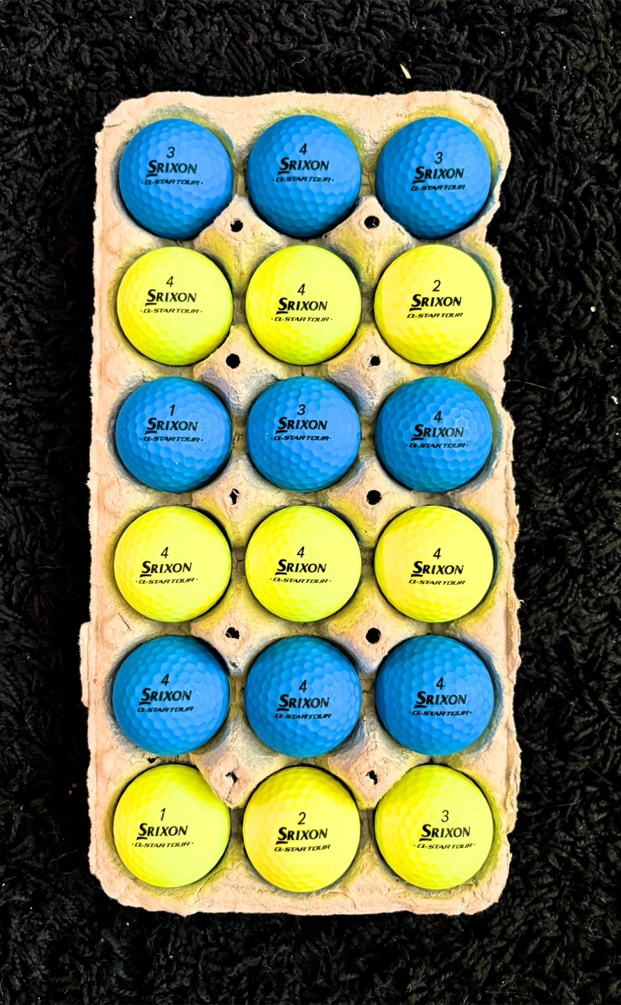 18 Srixon Q-Star Tour Divide Golf Balls - photo 2