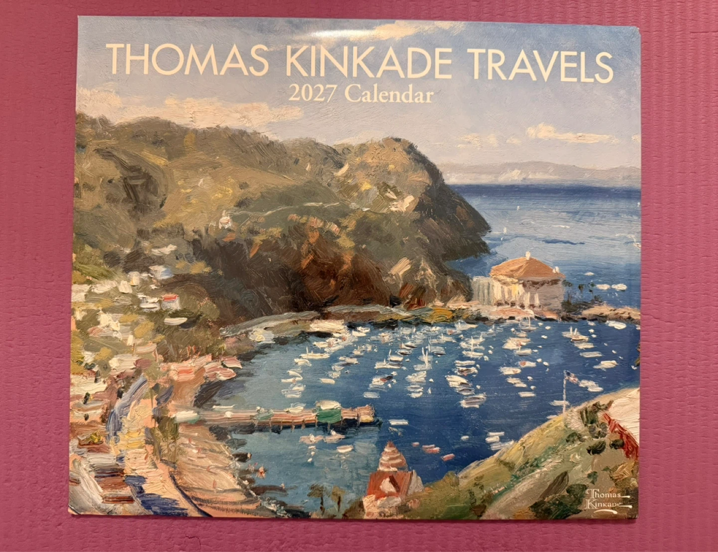 NEW✨2027 Wall Calendar Thomas Kinkade Travels