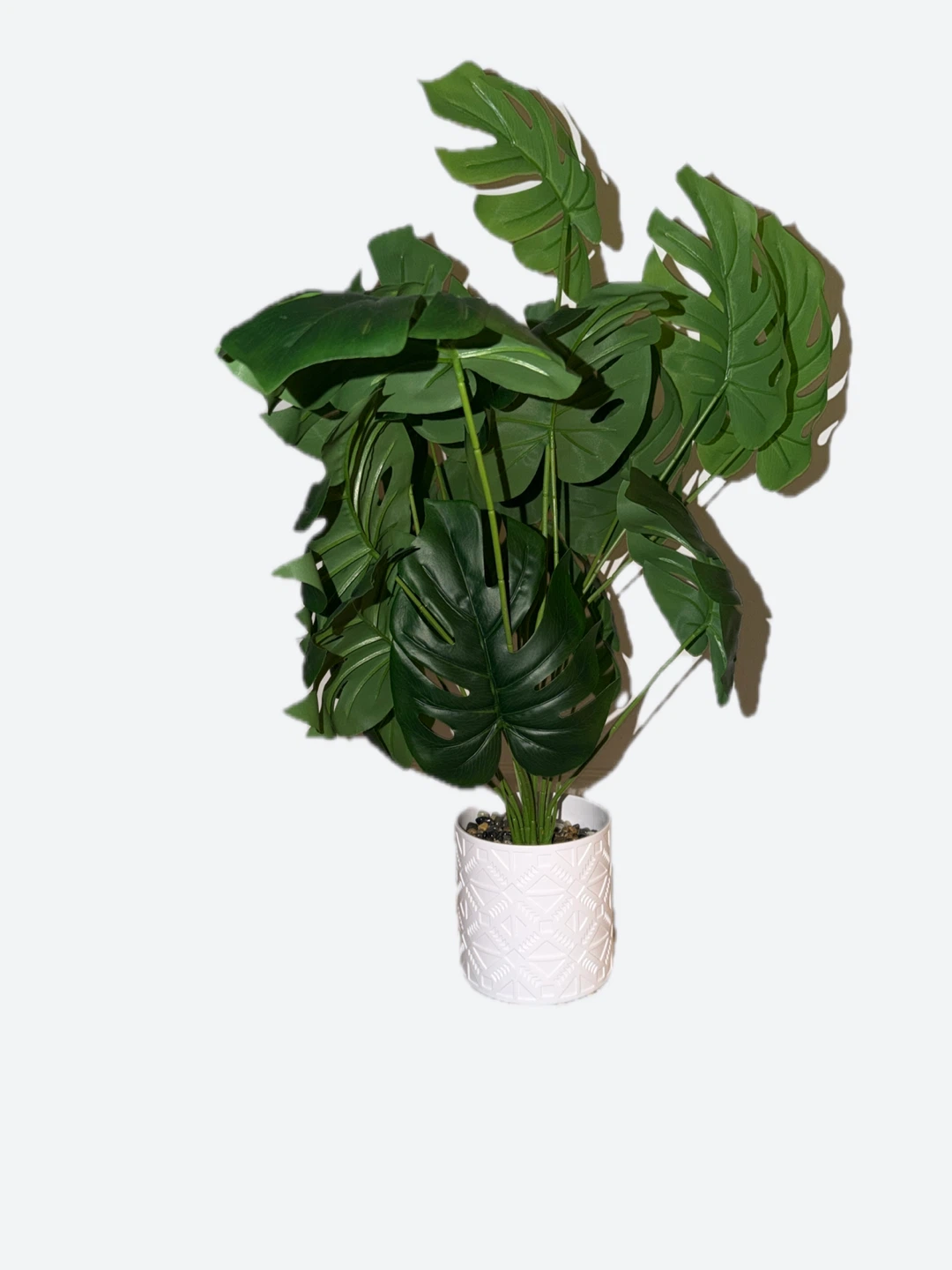 Artificial Monstera Plant in Decorative Pot - photo 2
