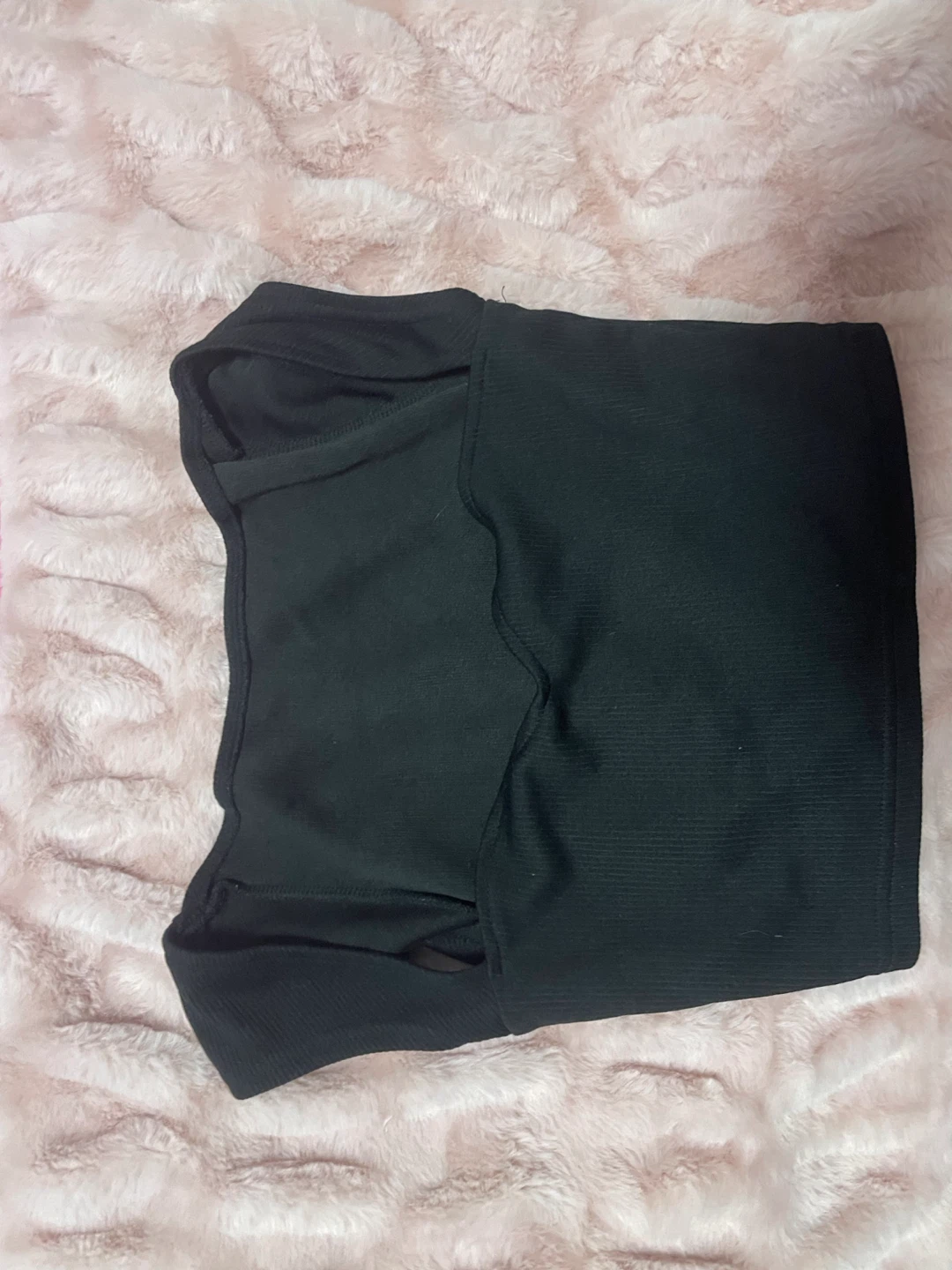 Black cropped  top
