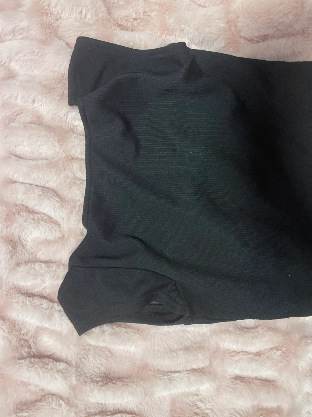 Black cropped  top - photo 2