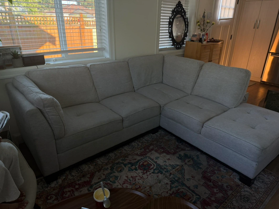 Grey Sectional Sofa - photo 3