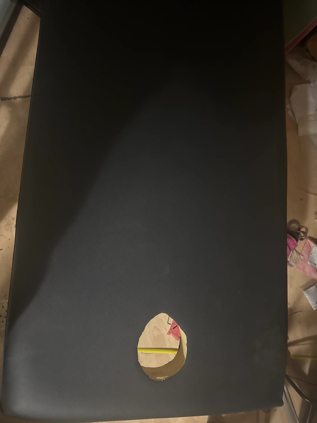 Black Massage Table with Face Hole - photo 4