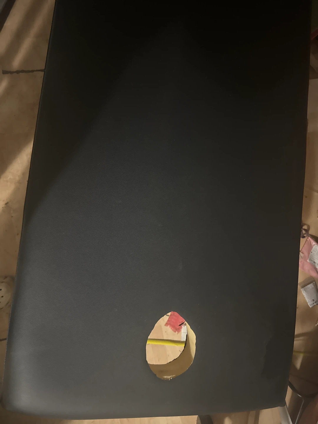 Black Massage Table with Face Hole - photo 5
