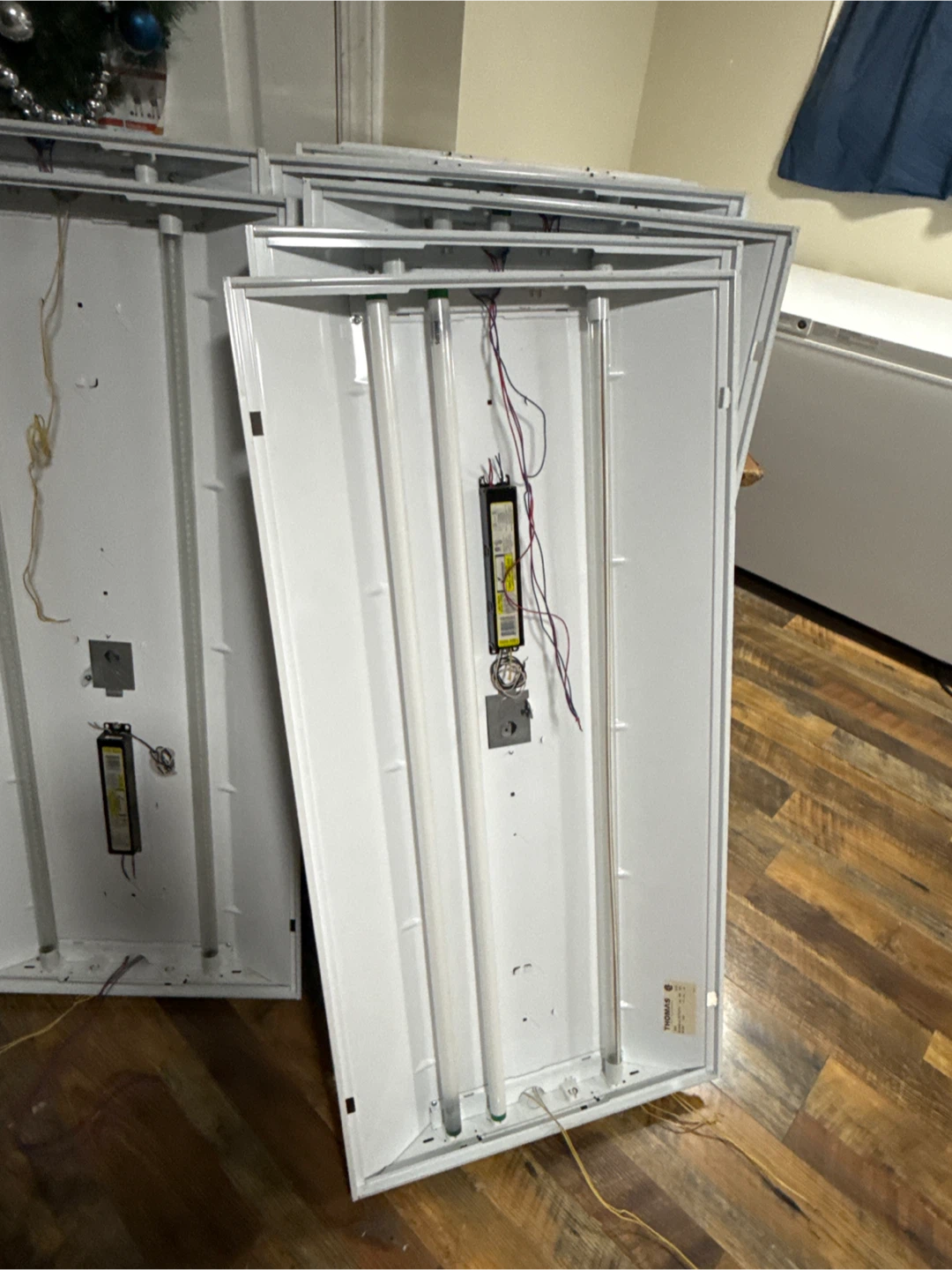 Quantity of 11 Commercial Fluorescent Light Fixtures - photo 2