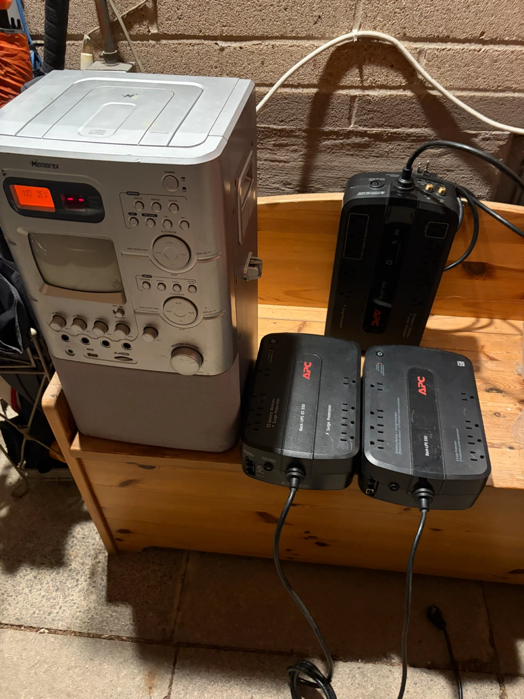 Memorex and APC Battery Backup Units (read description)