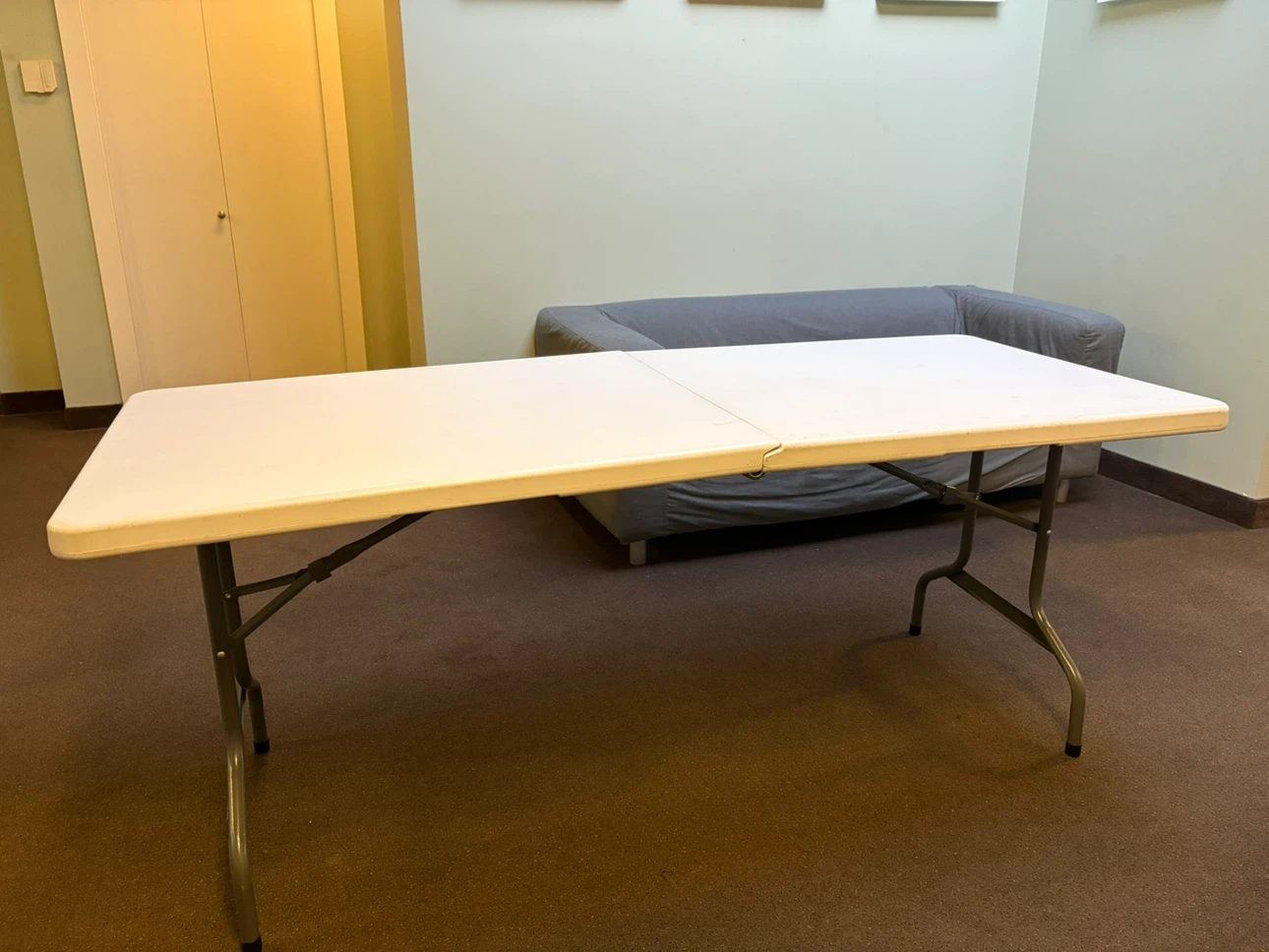White Folding Table