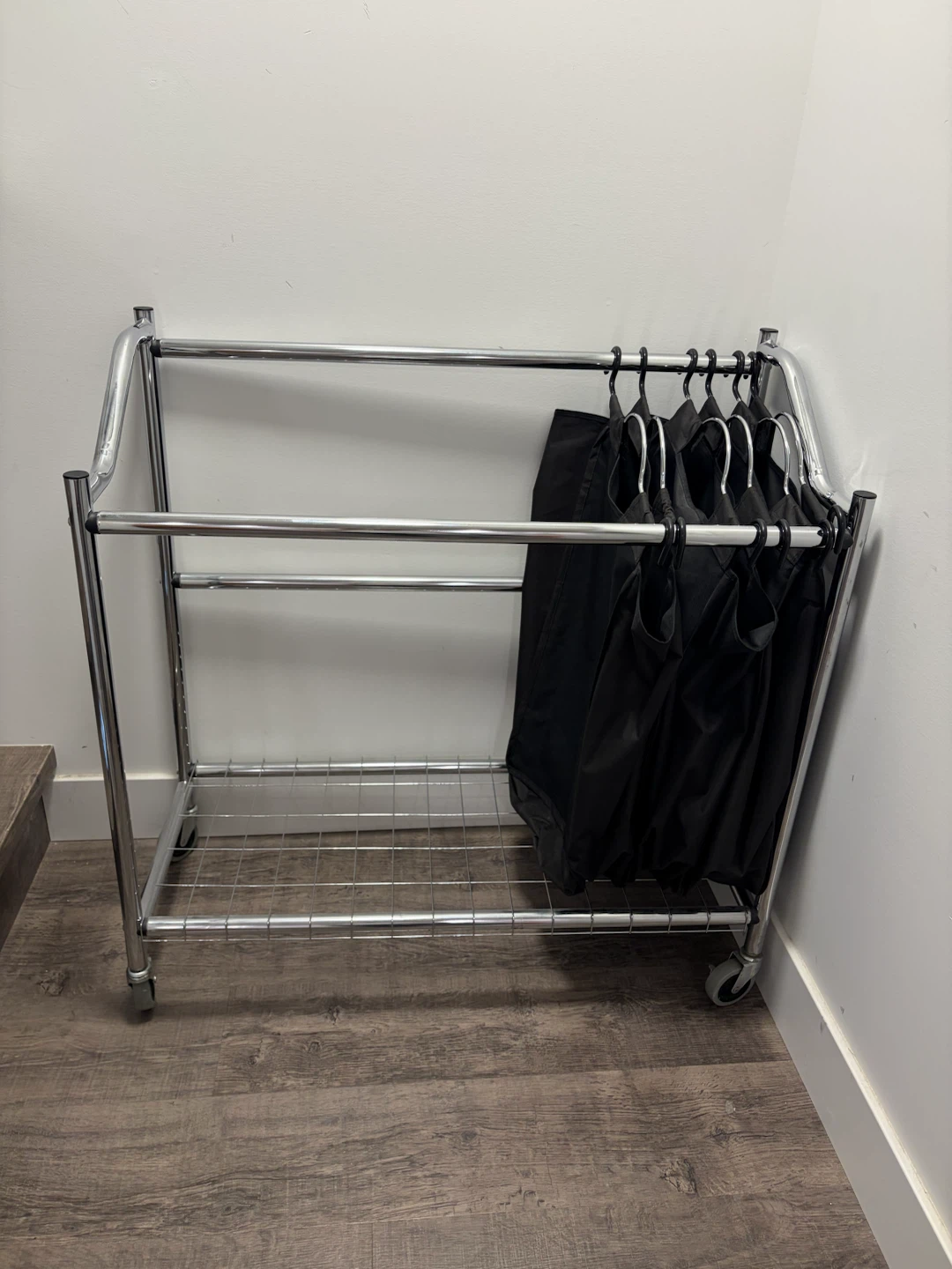 Triple Laundry Sorter with Mesh Bags - photo 3