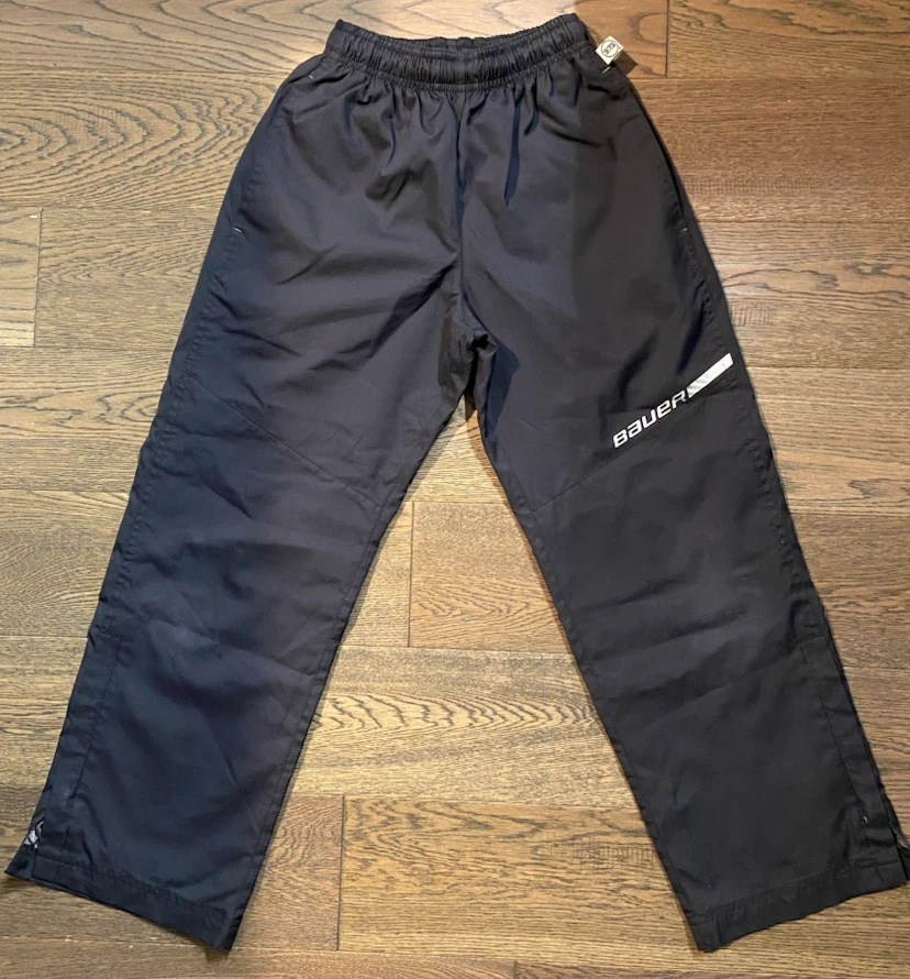 EUC Kids Bauer Black Hockey Warm-up Pants Size XS