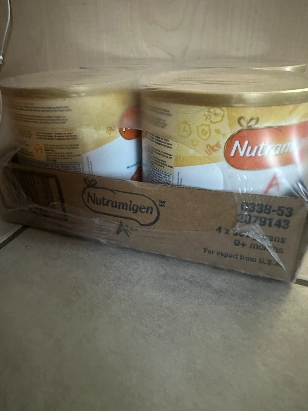 Nutramigen A+ Baby Formula 4 x 30oz Cans